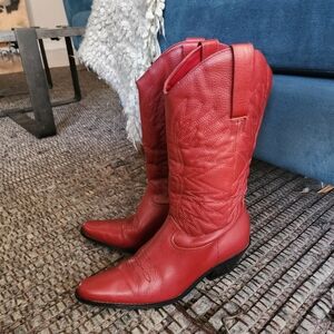 Red Cowboy Boots